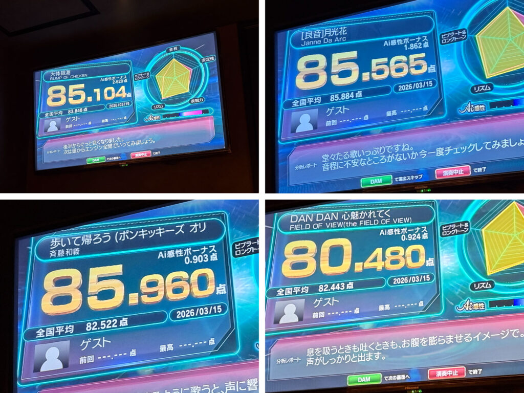 最新曲を歌いきり、水割りを飲みながら週末のリセットを完了したバーでのひととき